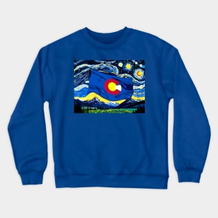 Colorado state flag Crewneck Sweatshirt